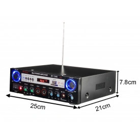 Amplificator 50W cu Bluetooth BT-7388 Teli, USB, Delay, Echo - Img 5