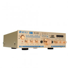 Amplificator 60W cu Bluetooth BT-1228, USB, Statie amplificare stereo boxe pasive, Mufe RCA - Img 3