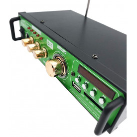 Amplificator audio BT-680 30W boxe pasive de camera, Statie karaoke Bluetooth USB Radio - Img 2