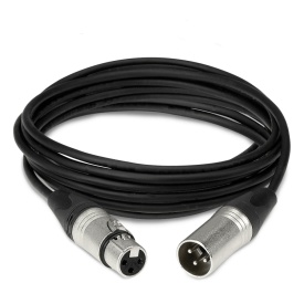 Cablu XLR DMX 1/2/3/5/10 m, Male-Female 3 Pini, Pentru Microfon, Lumini Par-LED Scena Controller DMX