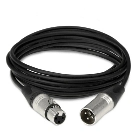 Cablu XLR DMX 1/2/3/5/10 m, Male-Female 3 Pini, Pentru Microfon, Lumini Par-LED Scena Controller DMX