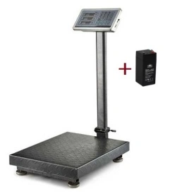 Cantar electronic marfa 500KG + Acumulator rezerva, Platforma 60 x 40, Brat pliabil, Gradatie 50g