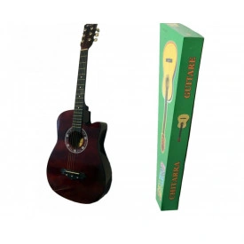 Chitara acustica 4/4 Visinie 38” 96CM pentru copii, 6 corzi metalice
