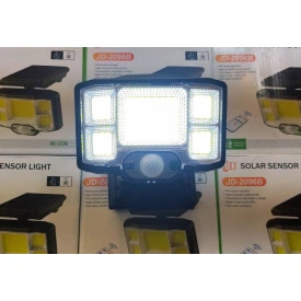 Lampa 96xLED cu sensor miscare si panou solar, Telecomanda, Acumulator - Img 4