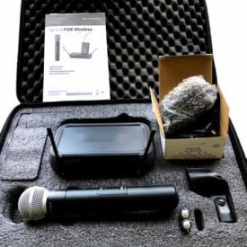 Microfon Wireless Profesional + Receiver PGX B58 + Geanta / voce, prezentari, karaoke, cantat - Img 8