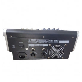 Mixer audio cu Bluetooth KA-40, 4 canale, Statie consola DJ boxe pasive 2x100W, Efecte digitale, Consola DJ Scena Sala Trupe Formatii Disco - Img 5