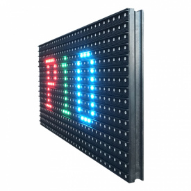 Modul RGB LED Full-Color 32x16 pixeli P10 (32 x 16 cm) Panou pentru reclama firma luminoasa - Img 3