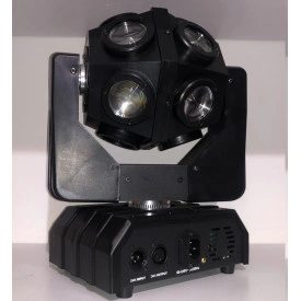Moving head 12x10W LED RGBW Glob rotativ lumini scena 4in1, DMX, Ibiza E-cosmos - Img 6