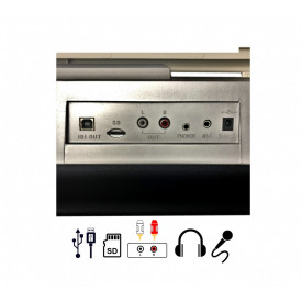 Orga electronica intermediari JL-168, TouchSensitive 61 clape imitatie pian,, MIDI, USB - Img 7