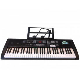 Orga electronica MQ-607 Bluetooth + Cadru metalic + Casti wireless + Microfon, Pian 61 clape, USB, 200 Timbre/Ritmuri - Img 2