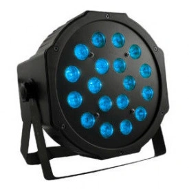 PAR LED 18x3W RGB Slim (5cm), Proiector Lumini Scena Club Petrecere Evenimente DJ