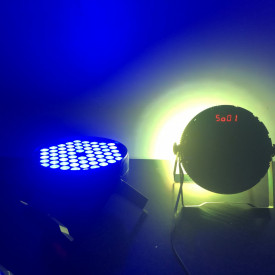 PAR-LED Slim 54x3W RGB Full Color, Jocuri lumini, Proiector evenimente, Club lights DJ - Img 3
