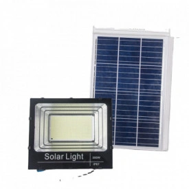 Proiector LED 10/50/100/200/300/400/600W, Acumulator integrat, Panou solar, IP66 - Img 3