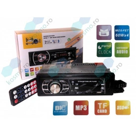 Radio-Casetofon Bluetooth Auto BT6204 100W (25x4), 1 DIN, Aplicatie Telefon iOS Android