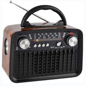 Radio portabil cu Bluetooth, USB, Lanterna, Aparat receptie unde radio FM AM SW, PX95B - Img 3