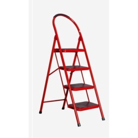 Scara otel 4 trepte late (35 x 25 cm), Treapta de sus la 95CM, max 125KG