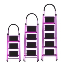 Scara usoara pliabila subtire de uz casnic (max 75 kg), 3 / 4 / 5 trepte de cate 27 x 17 cm