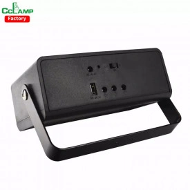Sistem CL-03 CCLAMP cu panou solar, 3 x Bec LED, Lanterna 30W, Baterie 5000mAh - Img 4