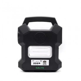 Sistem solar portabil GD-1000A, Boxa bluetooth, Powerbank USB, Lanterna, 3 becuri - Img 2