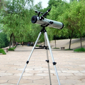 Telescop 70076 astronomic cu zoom 28X - 350X, Distanta focala 700mm, Diafragma 76mm - Img 3