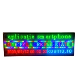 167x55 CM Display afisaj electronic LED RGB color, Reclama firma luminoasa programabila - Img 2