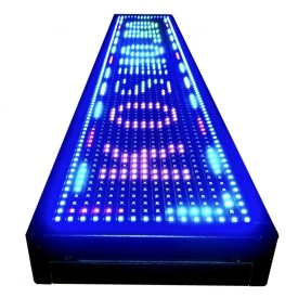 67x20 CM Firma Luminoasa multicolora LED P10, Reclama programabila (64x16 pixeli LED p10 RGB FullColor) - Img 3