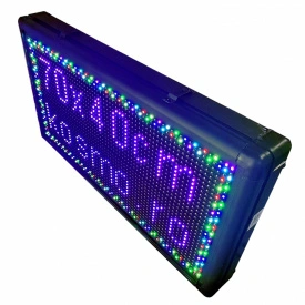 70x40 CM Afisaj LED Full-color programabil, Reclama firma luminoasa (64x32 pixeli LED P10 RGB) - Img 2