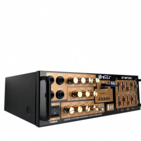 Amplificator 50W RMS MP-326, Statie boxe pasive cu Bluetooth, Sistem racire, USB - Img 3