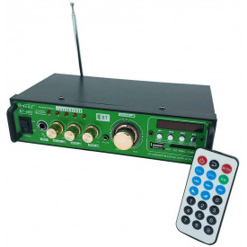 Amplificator audio BT-680 30W boxe pasive de camera, Statie karaoke Bluetooth USB Radio - Img 1