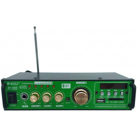 Amplificator audio BT-680 30W boxe pasive de camera, Statie karaoke Bluetooth USB Radio - Img 3