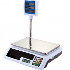 Cantar electronic 10g - 40 Kg cu brat, taraba piata marfa fructe legume, Acumulator, Afisaj digital
