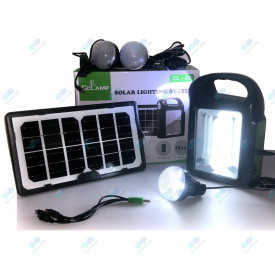 Kit solar CL-02, Lanterna dubla si 3 becuri LED, Powerbank, Panou fotovoltaic 4W - Img 4