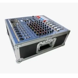 Mixer audio activ amplificat 2 x 500W + case cutie transport, 8 canale, 16 efecte DSP, Consola DJ - Img 3