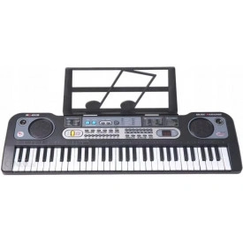 Orga electronica 5 octave + Casti wireless, Ideala pentru copii, 61 clape, Microfon karaoke, MQ-6119 - Img 3