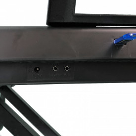 Orga electronica copii MQ-809 + Microfon karaoke, 61 clape 5 octave, USB, 80x30cm - Img 2