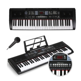 Orga electronica cu Bluetooth MQ603 + Microfon + Casti, 61 clape, 250 timbre, 3 functii invatare - Img 6