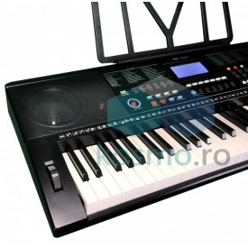 Orga electronica YM-8810, 61 clape Dinamice Touch-response, Afisaj claviatura, MIDI-PC, 500 Ritmuri/Timbre - Img 7
