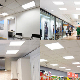 Panou LED plafon birou incastrabil 595x595mm 72W, Lampa plafoniera sala hol, Lumina rece calda neutra 2700K 4200K 6400K - Img 2
