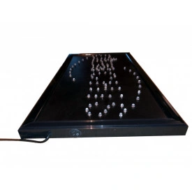 Panou semn luminos `Deschis-Inchis` pe acelasi rand, cu comutator mesaj, 50x20cm - Img 2