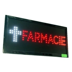Panou semn luminos `FARMACIE` Reclama luminoasa LED, 50x20cm - Img 2
