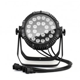 PAR-LED Proiector arhitectural Exterior 18x10W RGBW LED color Iluminat coloane/perete/fatade, Protectie umezeala IP65 - Img 2