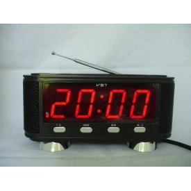 Radio Ceas, Display LED, VST-741, Alarma - Img 2