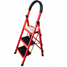 Scara 3 trepte late, pliabila, treapta de sus 65cm, max 90kg, platforma 30x20cm