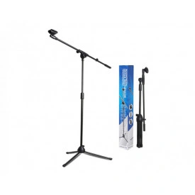 Stativ trepied microfon, Suport podea basic, Inaltime reglabila 90-190cm