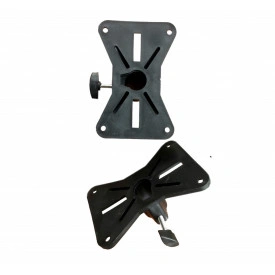 Talpa / Flansa pentru Suport boxa cu teava de 35mm, Plastic, 175x110mm - Img 2