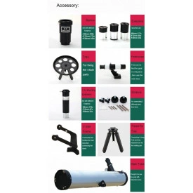 Telescop 70076 astronomic cu zoom 28X - 350X, Distanta focala 700mm, Diafragma 76mm - Img 4