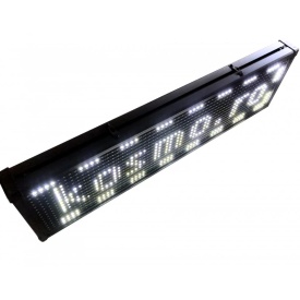 67x20 CM Afisaj LED programabil stick USB, Reclama firma luminoasa (64x16 pixeli LED p10) - Img 1