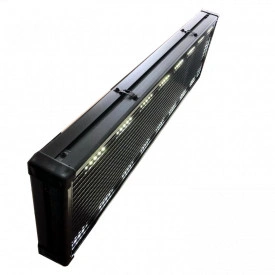 67x20 CM Interior, Firma Luminoasa bec LED, Reclama programabila wireless wi-fi (64x16 pixeli LED p10) - Img 3