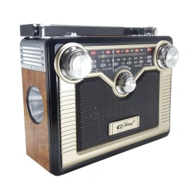 Aparat radio portabil, Acumulator integrat, Lanterna 3W LED, USB, FM AM