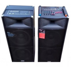 Boxe active semiprofesionale 2x460W, Difuzoare 2x15", USB SD FM Bluetooth